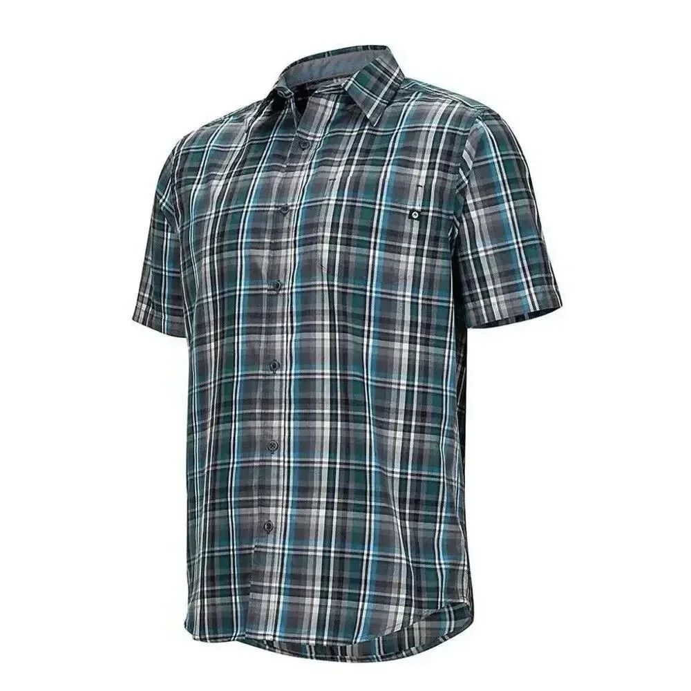 Men’s Marmot Dobson Short Sleeve Plaid Button Up Trekkinn Small